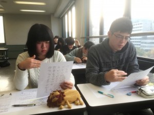 介護福祉士科　入学前　勉強会　手話