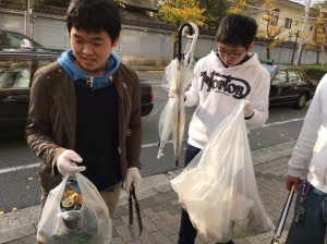 【介護福祉士科】１年生★ボランティアで地域清掃