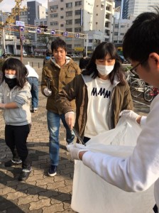 【介護福祉士科】１年生★ボランティアで地域清掃