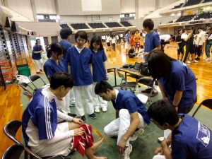 【鍼灸科】３年生★姉妹校のスポーツ大会にトレーナーとして参加！