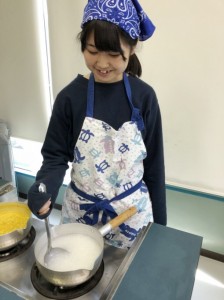 【介護福祉士科】１年生☆調理実習の雰囲気を紹介